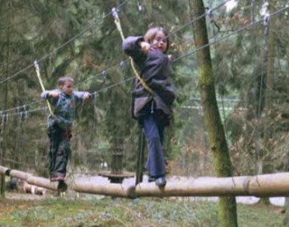  adventure course in the Ardennes 